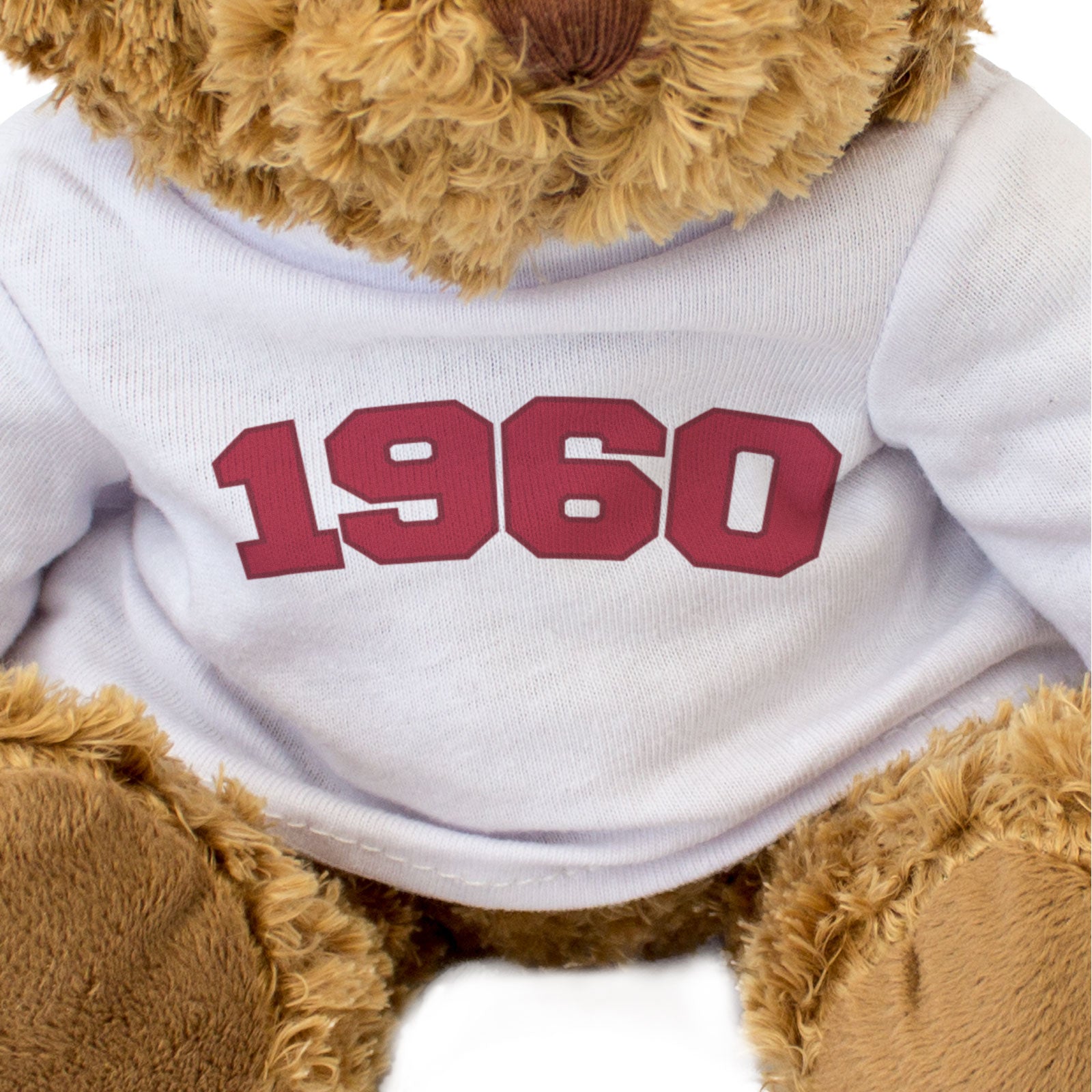 1960 - Teddy Bear - Cute Cuddly Funny - Friend Born In 1960 Year Gift Present