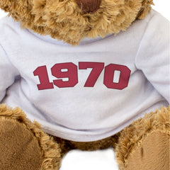 1970 - Teddy Bear - Cute Cuddly Funny - Friend Born In 1970 Year Gift Present