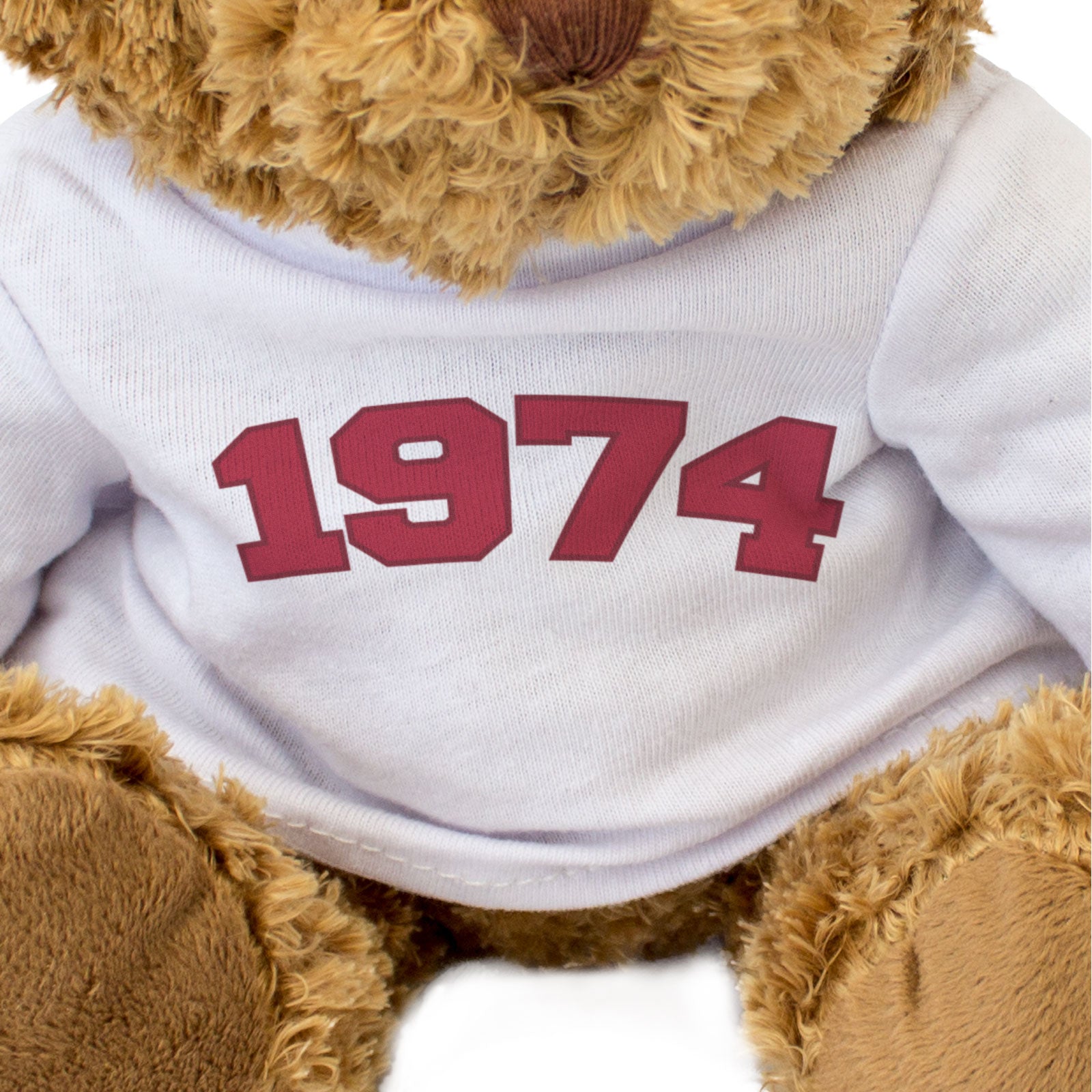1974 - Teddy Bear - Cute Cuddly Funny - Friend Born In 1974 Year Gift Present