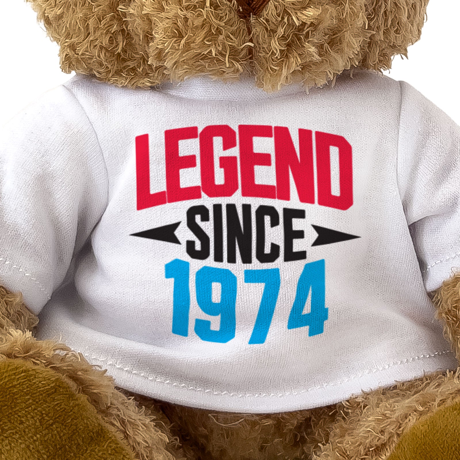 LEGEND SINCE 1974 - Teddy Bear - Cute Funny - Friend Born In 1974 Gift Present