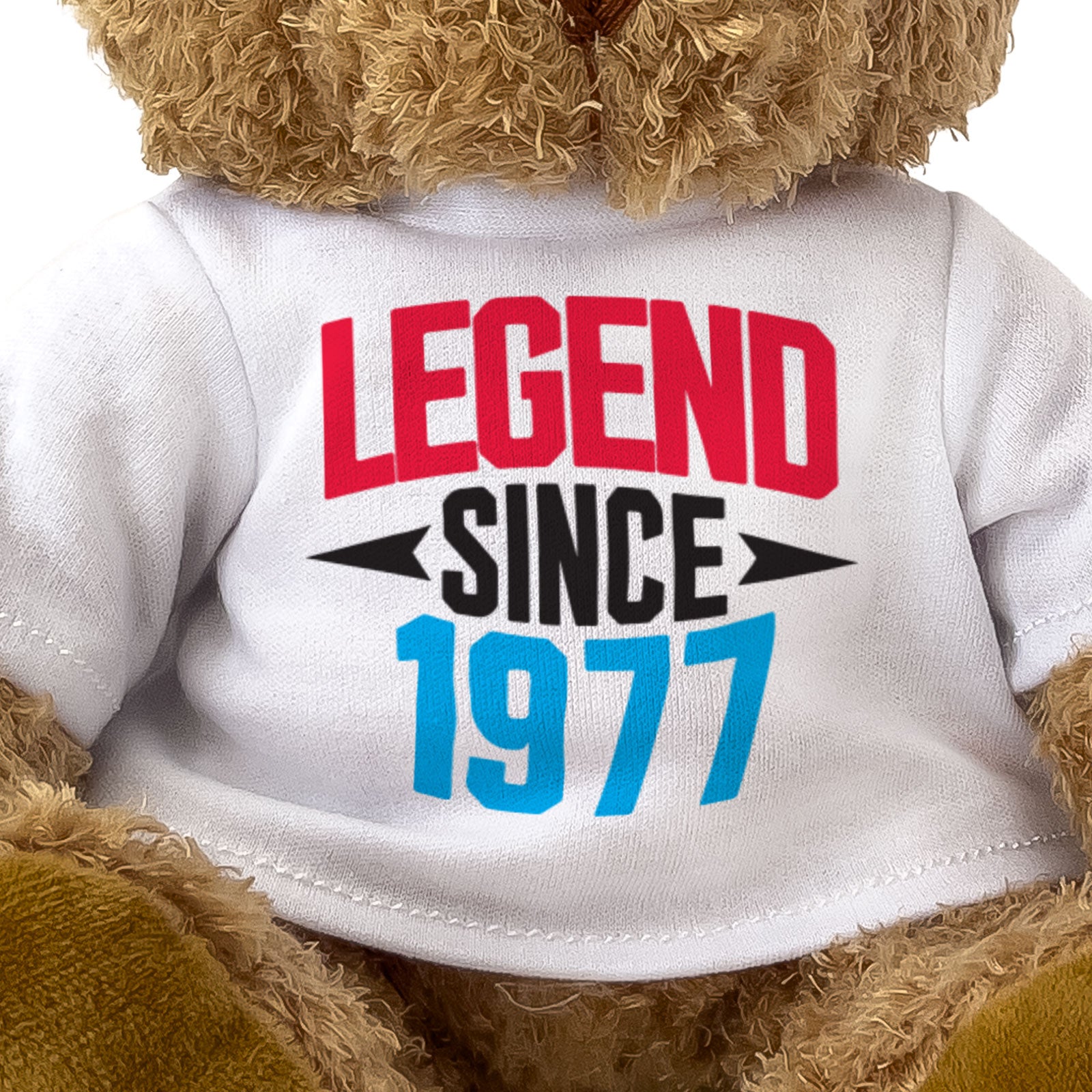 LEGEND SINCE 1977 - Teddy Bear - Cute Funny - Friend Born In 1977 Gift Present