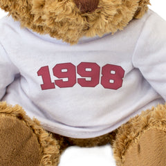1998 - Teddy Bear - Cute Cuddly Funny - Friend Born In 1998 Year Gift Present