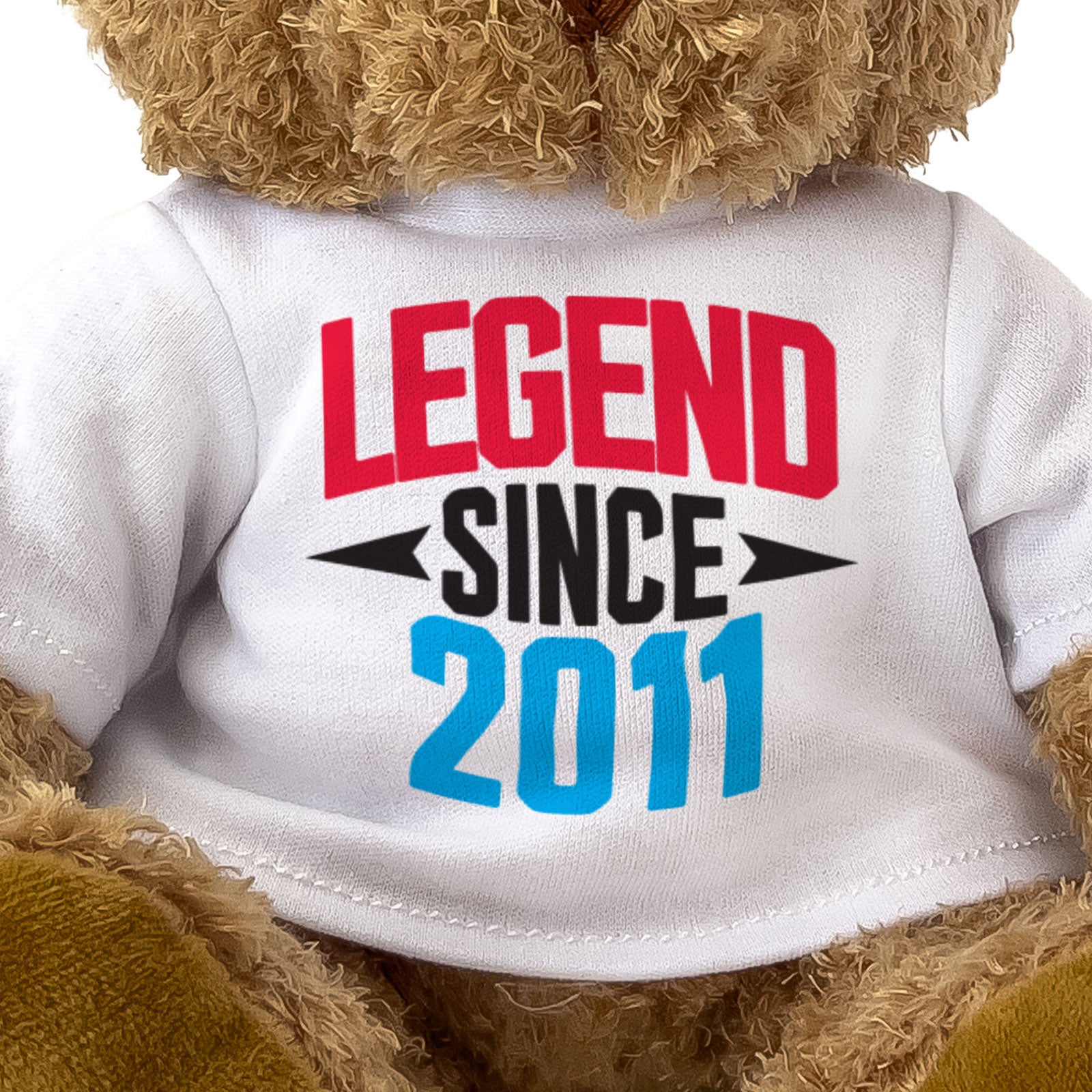 LEGEND SINCE 2011 - Teddy Bear - Cute Funny - Friend Born In 2011 Gift Present
