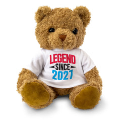 LEGEND SINCE 2027 - Teddy Bear - Cute Funny - Friend Born In 2027 Gift Present
