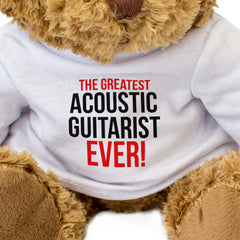 THE GREATEST ACOUSTIC GUITARIST EVER - Teddy Bear - Cute Cuddly - Gift Present