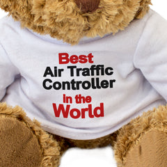 BEST AIR TRAFFIC CONTROLLER IN THE WORLD - Teddy Bear - Cute Funny Gift Present