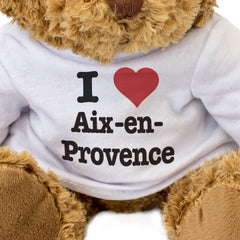 I LOVE AIX-EN-PROVENCE - Teddy Bear - Cute Funny - France Souvenir Gift Present