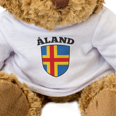 Åland / Aland Flag - Teddy Bear - Gift Present