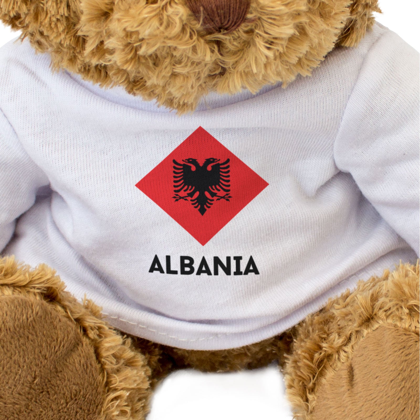 ALBANIA FLAG DIAMOND - Teddy Bear - Cute Funny Albanian Souvenir Gift Present