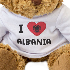 I Love Albania Flag - Teddy Bear