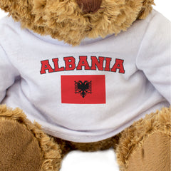 ALBANIA + FLAG - Teddy Bear - Cute Soft - Funny Albanian Souvenir Gift Present