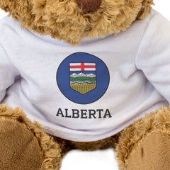 ALBERTA FLAG ROUNDEL - Teddy Bear - Cute - Funny Canada Souvenir Gift Present
