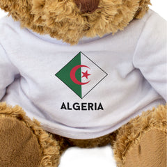 ALGERIA FLAG DIAMOND - Teddy Bear - Cute Funny Algerian Souvenir Gift Present