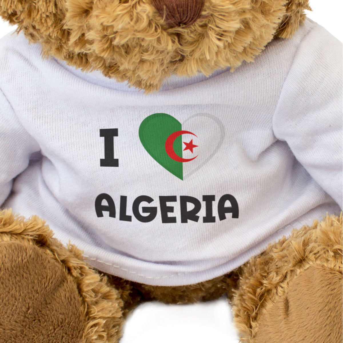 I Love Algeria Flag - Teddy Bear