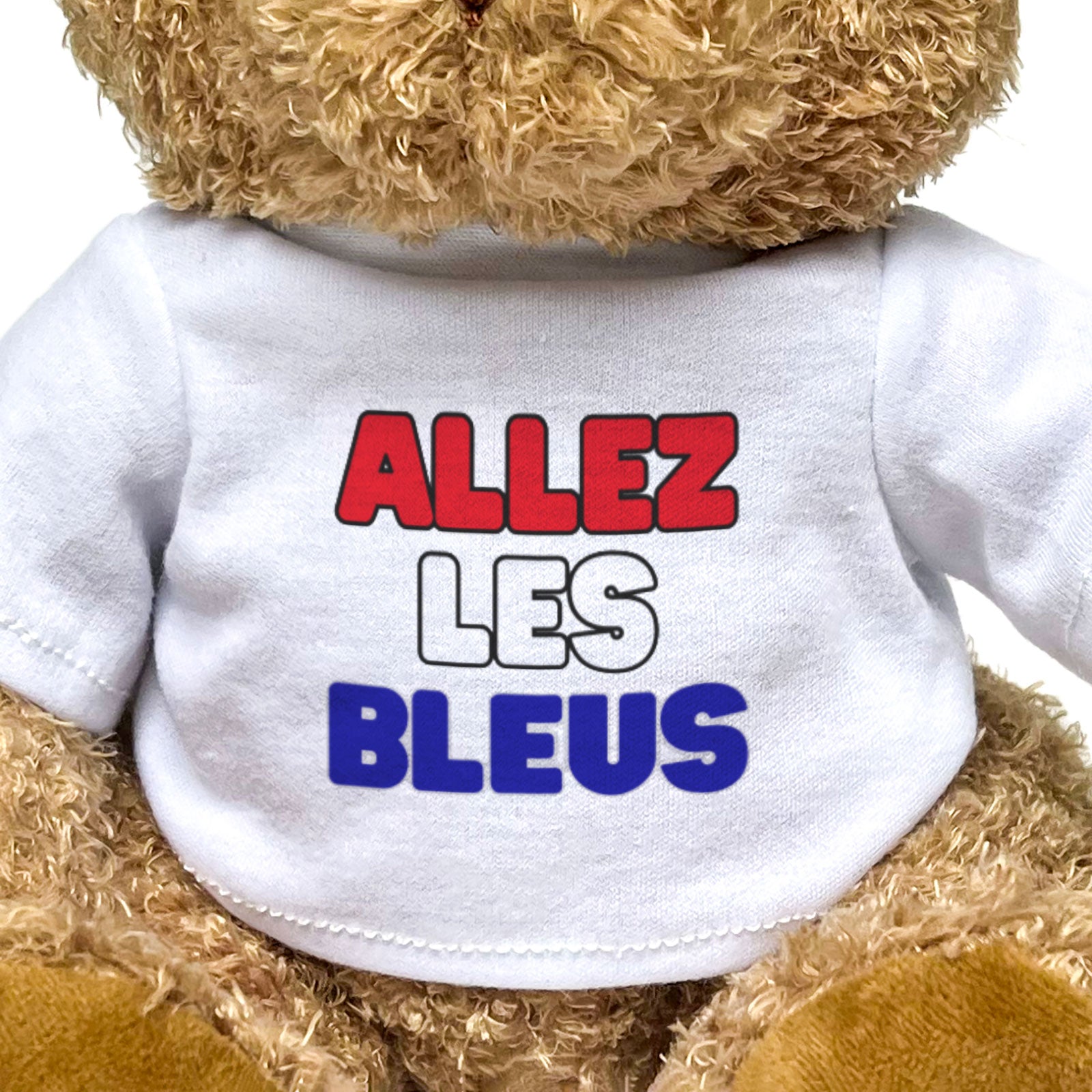ALLEZ LES BLEUS - Teddy Bear - Cute Funny - French Football Fan Gift Present