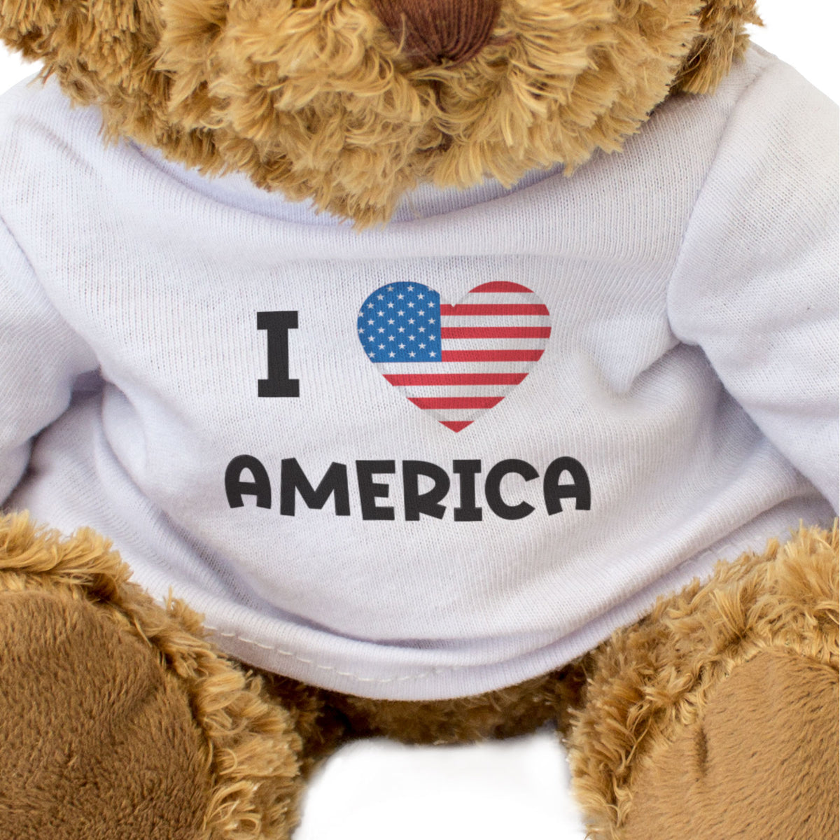 I Love America Flag - Teddy Bear