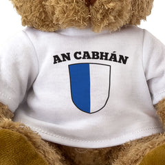 AN CABHÁN (CAVAN) COUNTY COLOURS - Teddy Bear - Ireland Gaeilge Gift Present
