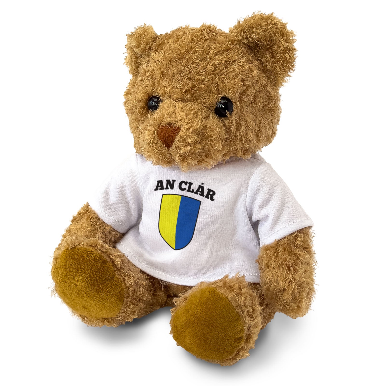 AN CLÁR (CLARE) COUNTY COLOURS - Teddy Bear - Ireland Gaeilge Gift Present