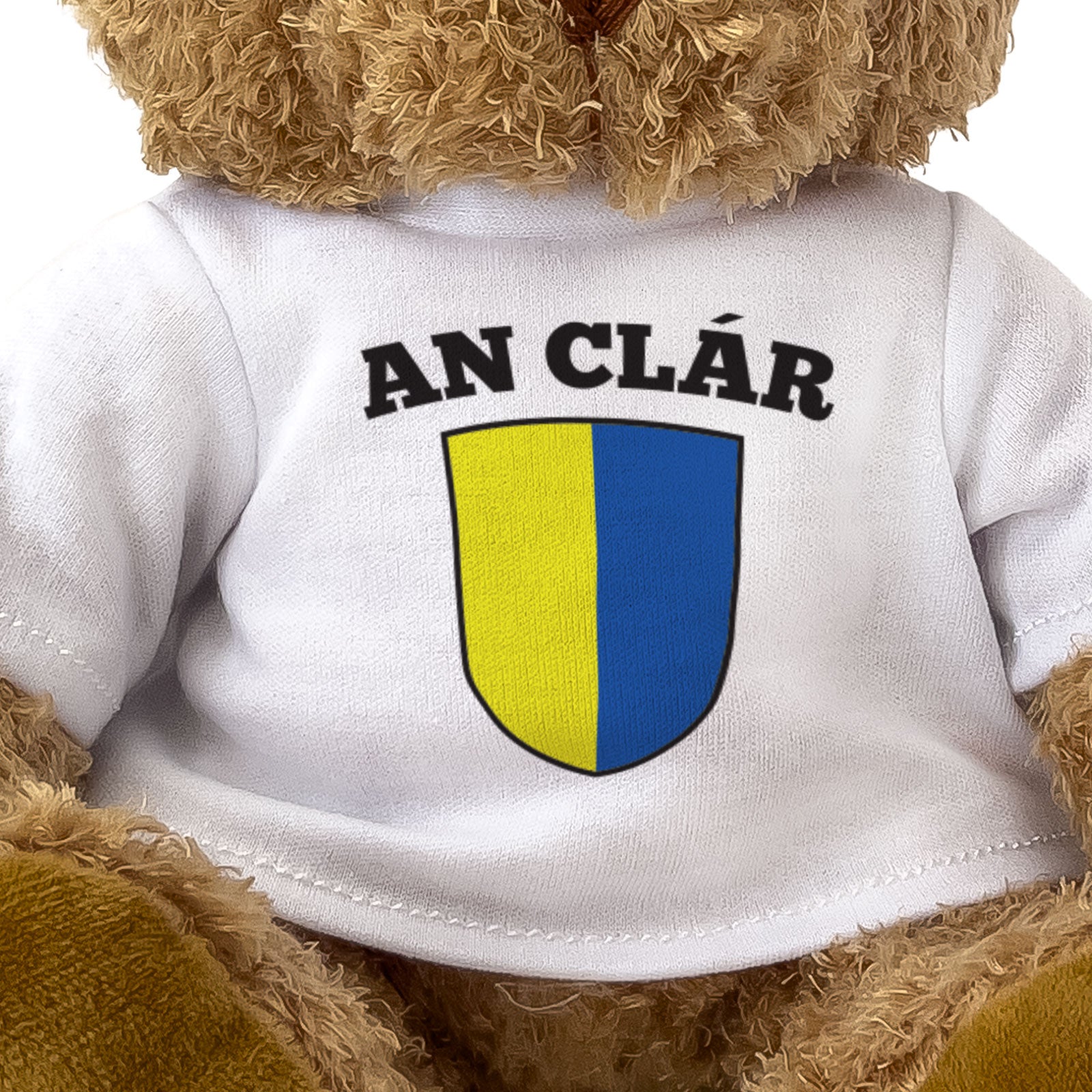 AN CLÁR (CLARE) COUNTY COLOURS - Teddy Bear - Ireland Gaeilge Gift Present