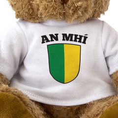 AN MHÍ (MEATH) COUNTY COLOURS - Teddy Bear - Ireland Gaeilge Gift Present