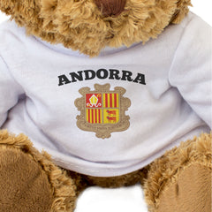 ANDORRA COAT OF ARMS - Teddy Bear - Cute Cuddly Soft Adorable - Gift Present
