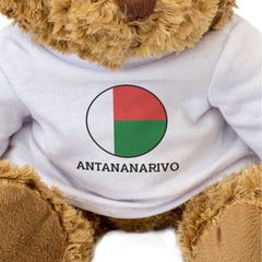 ANTANANARIVO (MADAGASCAR FLAG ROUNDEL) - Teddy Bear - Cute Funny Gift Present