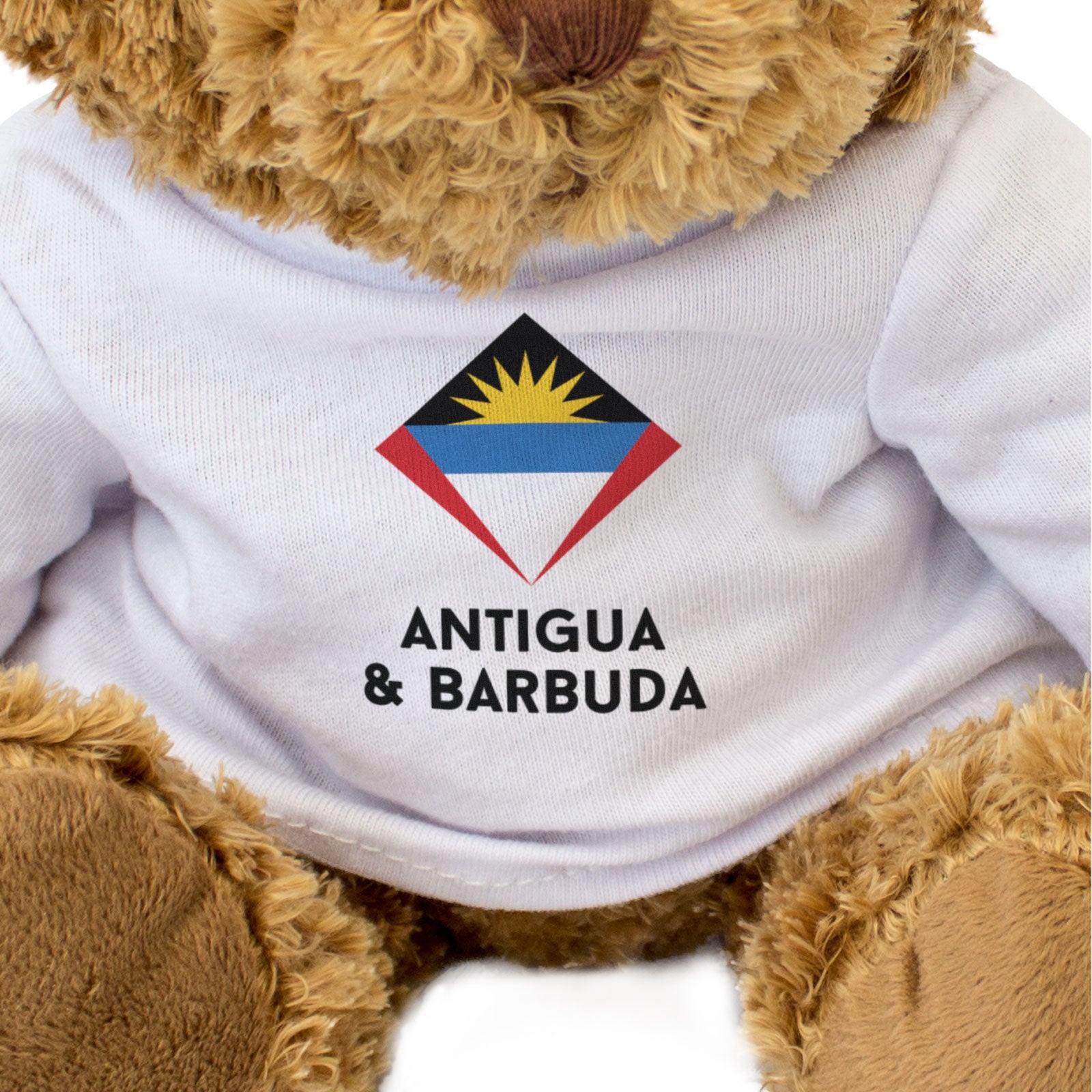 ANTIGUA & BARBUDA FLAG DIAMOND - Teddy Bear - Cute Funny Souvenir Gift Present