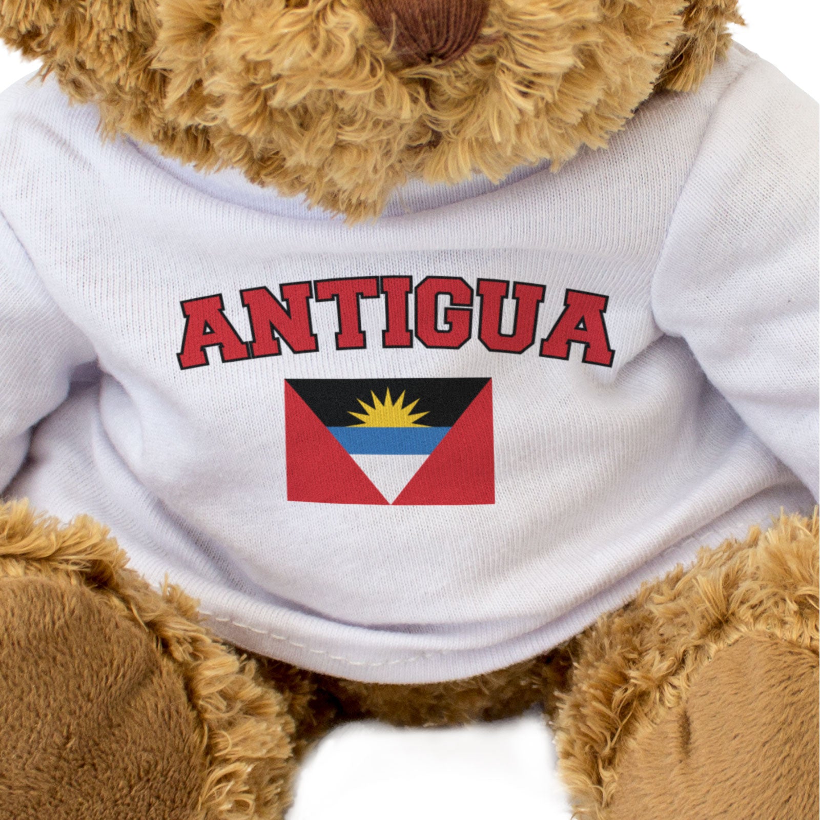 ANTIGUA + FLAG - Teddy Bear - Cute Soft - Funny Antiguan Souvenir Gift Present