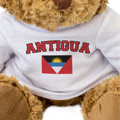ANTIGUA + FLAG - Teddy Bear - Cute Soft - Funny Antiguan Souvenir Gift Present