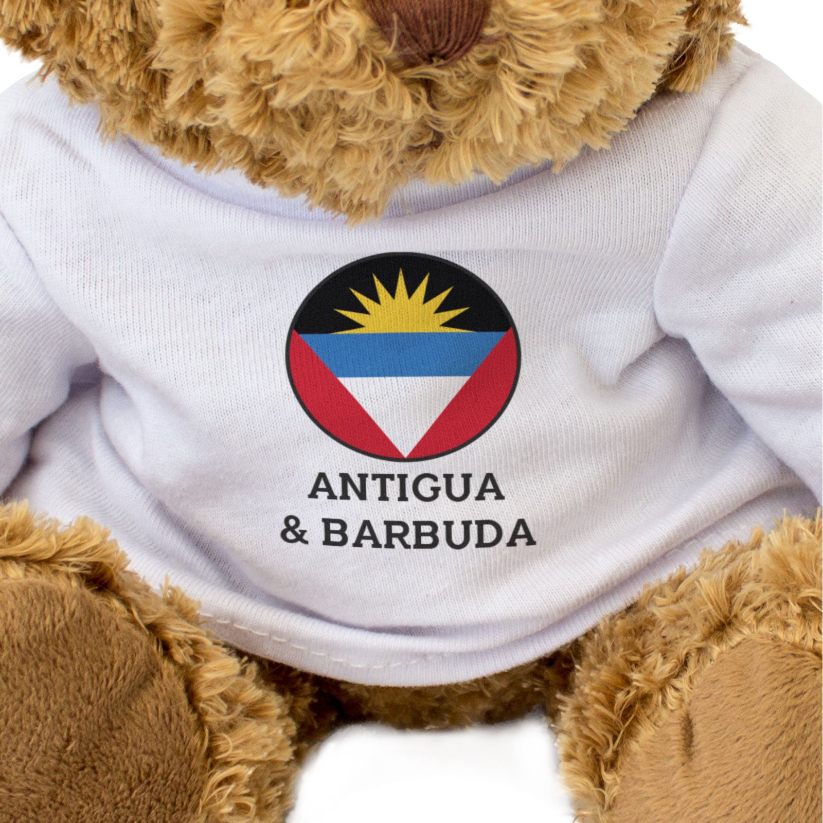 ANTIGUA & BARBUDA FLAG ROUNDEL - Teddy Bear - Cute Cuddly Soft - Gift Present