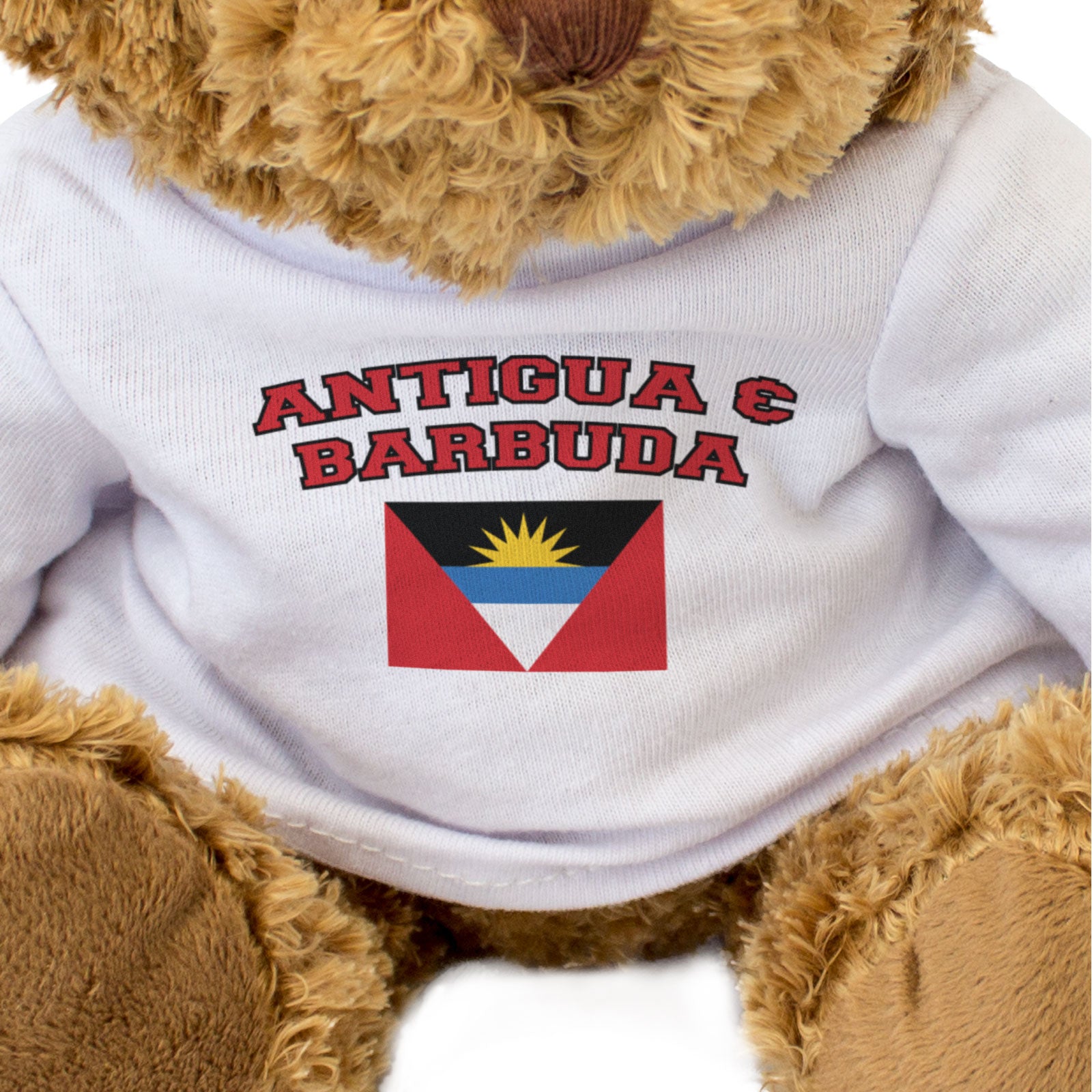 ANTIGUA & BARBUDA + FLAG - Teddy Bear - Cute Soft - Funny Souvenir Gift Present
