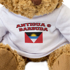 ANTIGUA & BARBUDA + FLAG - Teddy Bear - Cute Soft - Funny Souvenir Gift Present