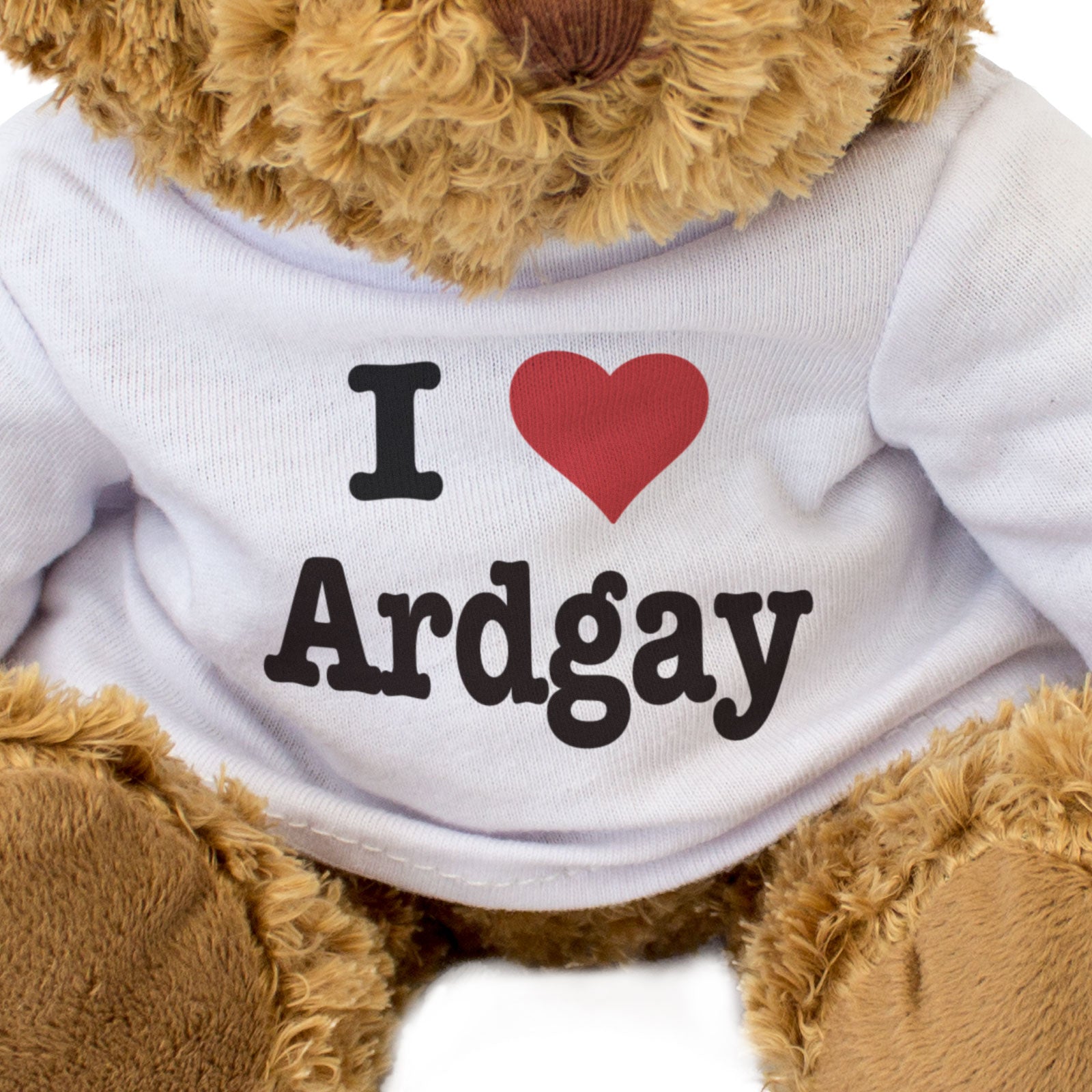 I LOVE ARDGAY - Teddy Bear - Cute Cuddly Soft - Scotland Souvenir Gift Present