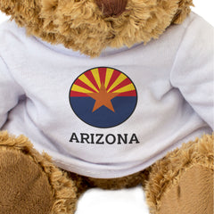 ARIZONA FLAG ROUNDEL - Teddy Bear - Cute Cuddly Soft - USA Gift Present