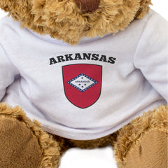 Arkansas Flag - Teddy Bear - Gift Present