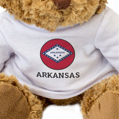 ARKANSAS FLAG ROUNDEL - Teddy Bear - Cute Cuddly Soft - USA Gift Present