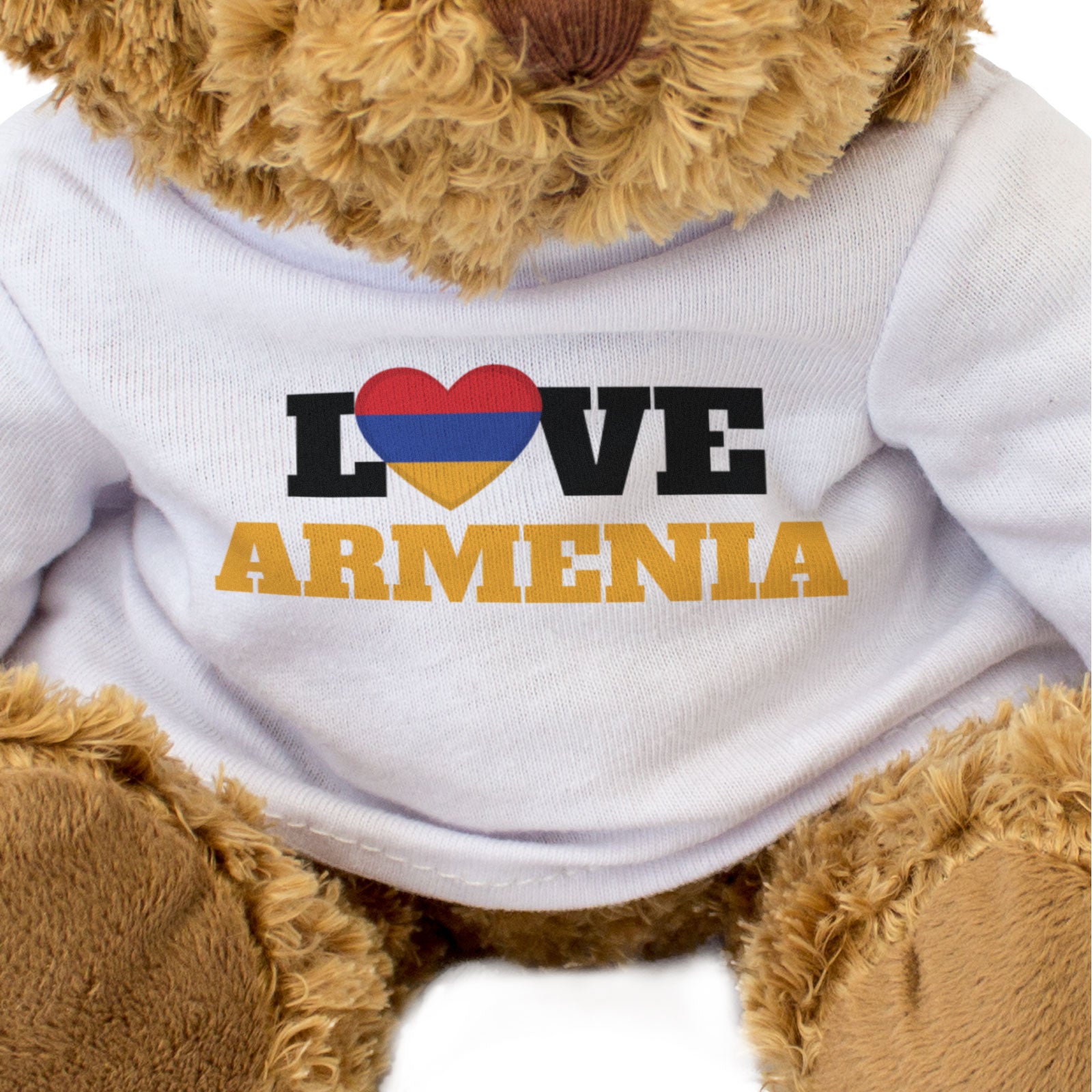 LOVE ARMENIA (FLAG HEART) - Teddy Bear - Cute Funny - Souvenir Gift Present
