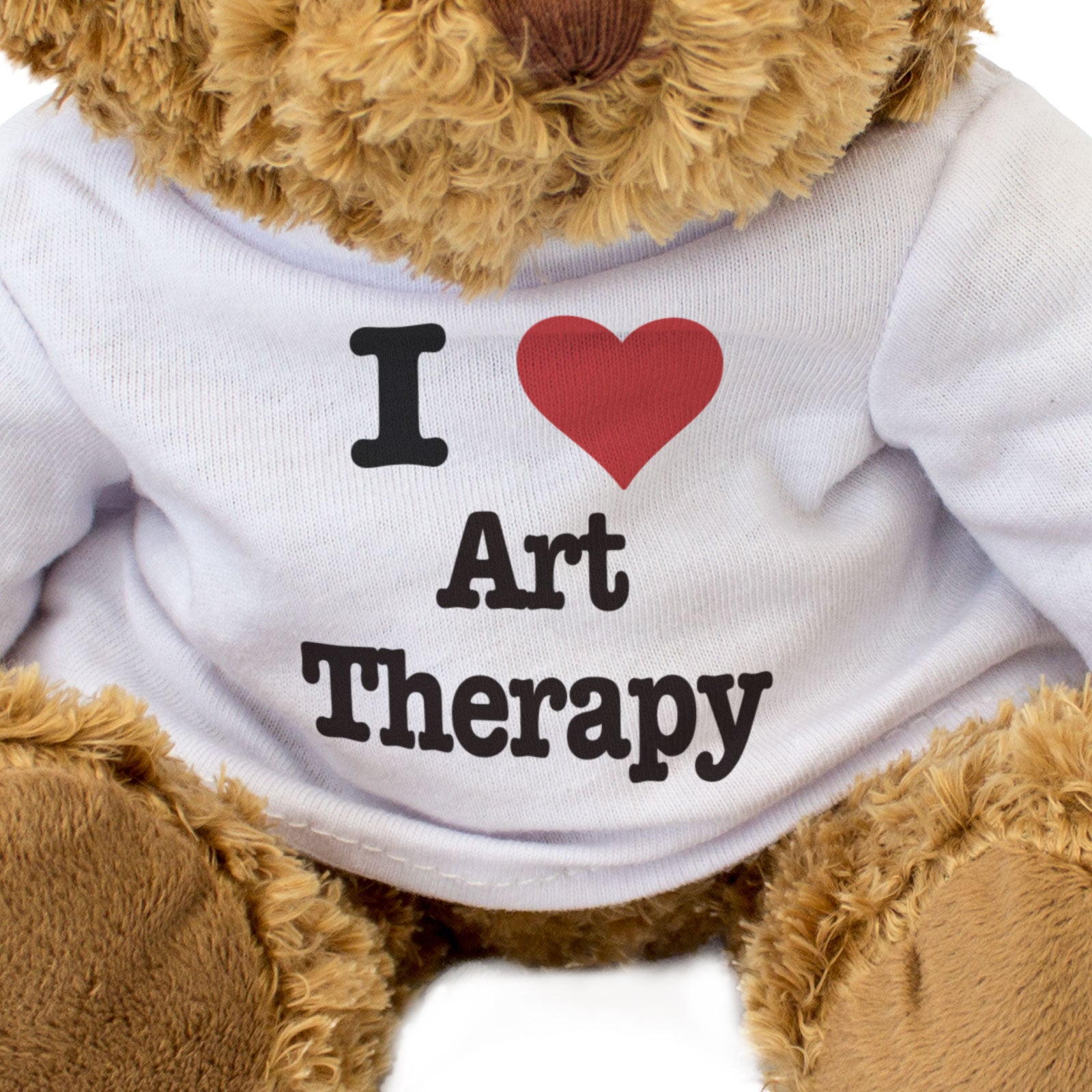 I LOVE ART THERAPY - Teddy Bear - Cute Cuddly Soft Adorable - Gift Present