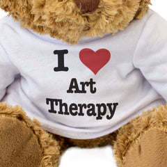 I LOVE ART THERAPY - Teddy Bear - Cute Cuddly Soft Adorable - Gift Present