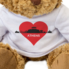 ATHENS CITY SKYLINE - Teddy Bear - Cute Funny - Greece Souvenir Gift Present