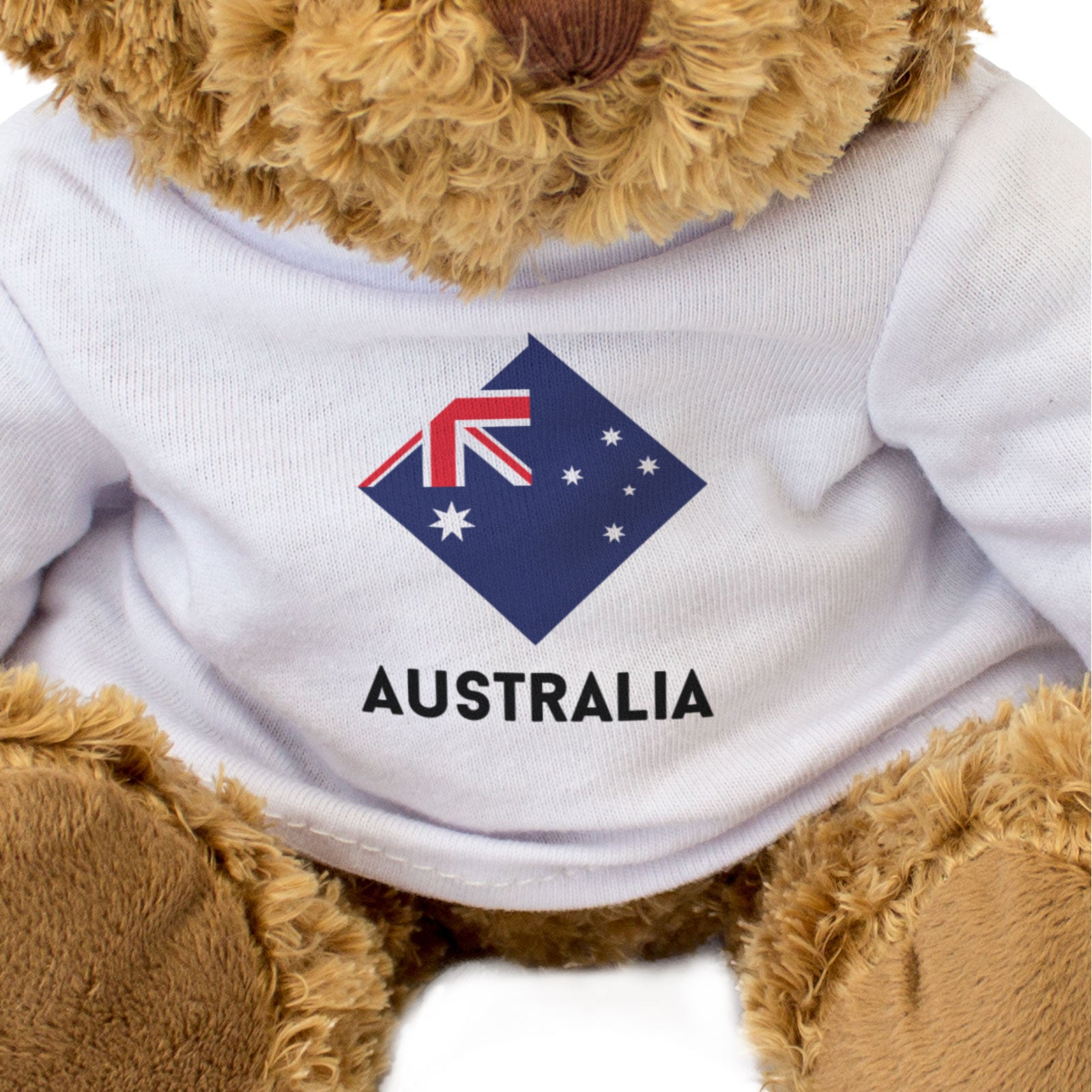AUSTRALIA FLAG DIAMOND - Teddy Bear - Cute Funny Aussie Souvenir Gift Present