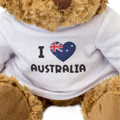 I Love Australia Flag - Teddy Bear