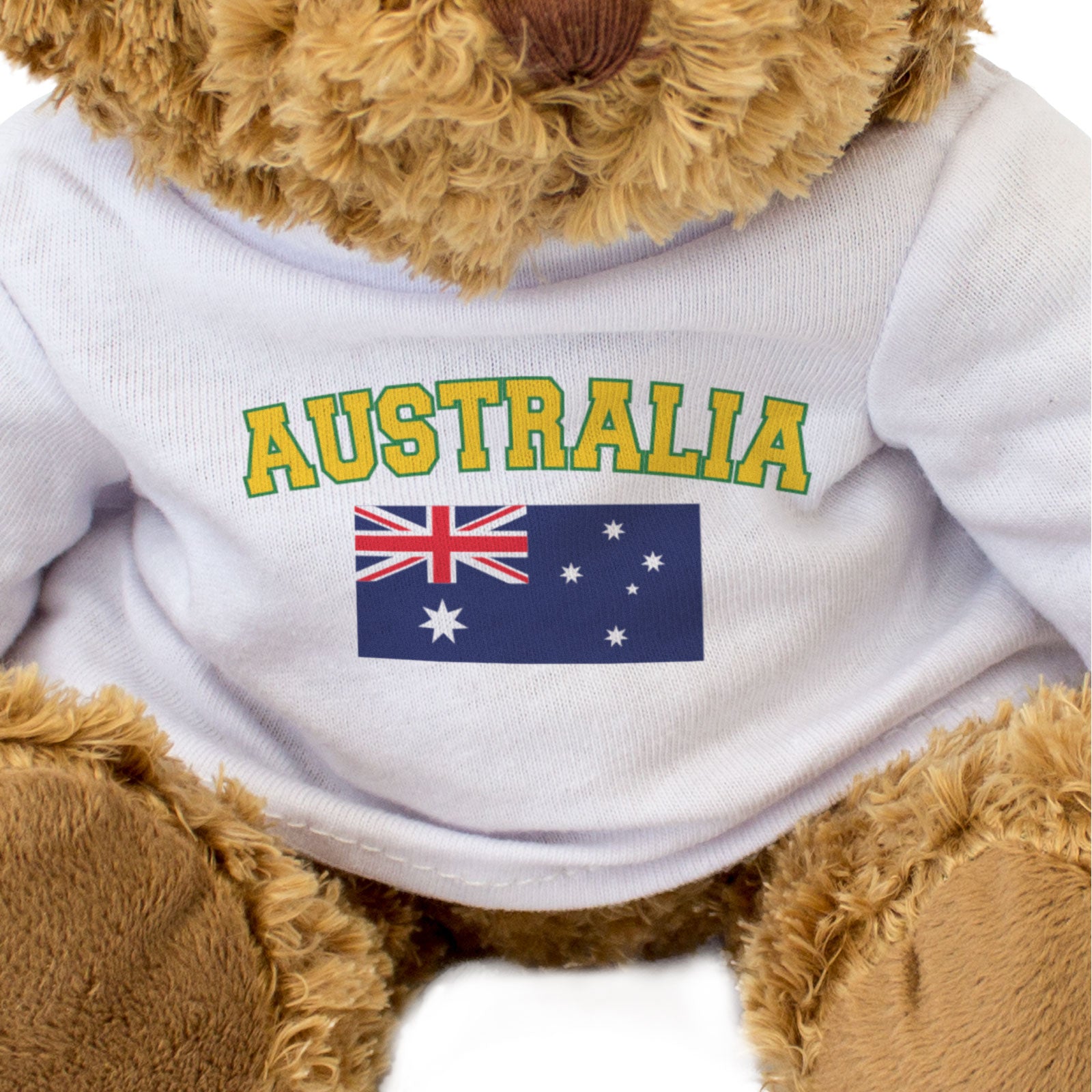 AUSTRALIA + FLAG - Teddy Bear - Cute Funny Soft - Aussie Souvenir Gift Present