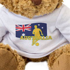 AUSTRALIA FLAG (SOCCER) - Teddy Bear - Australian Football Fan Gift Present