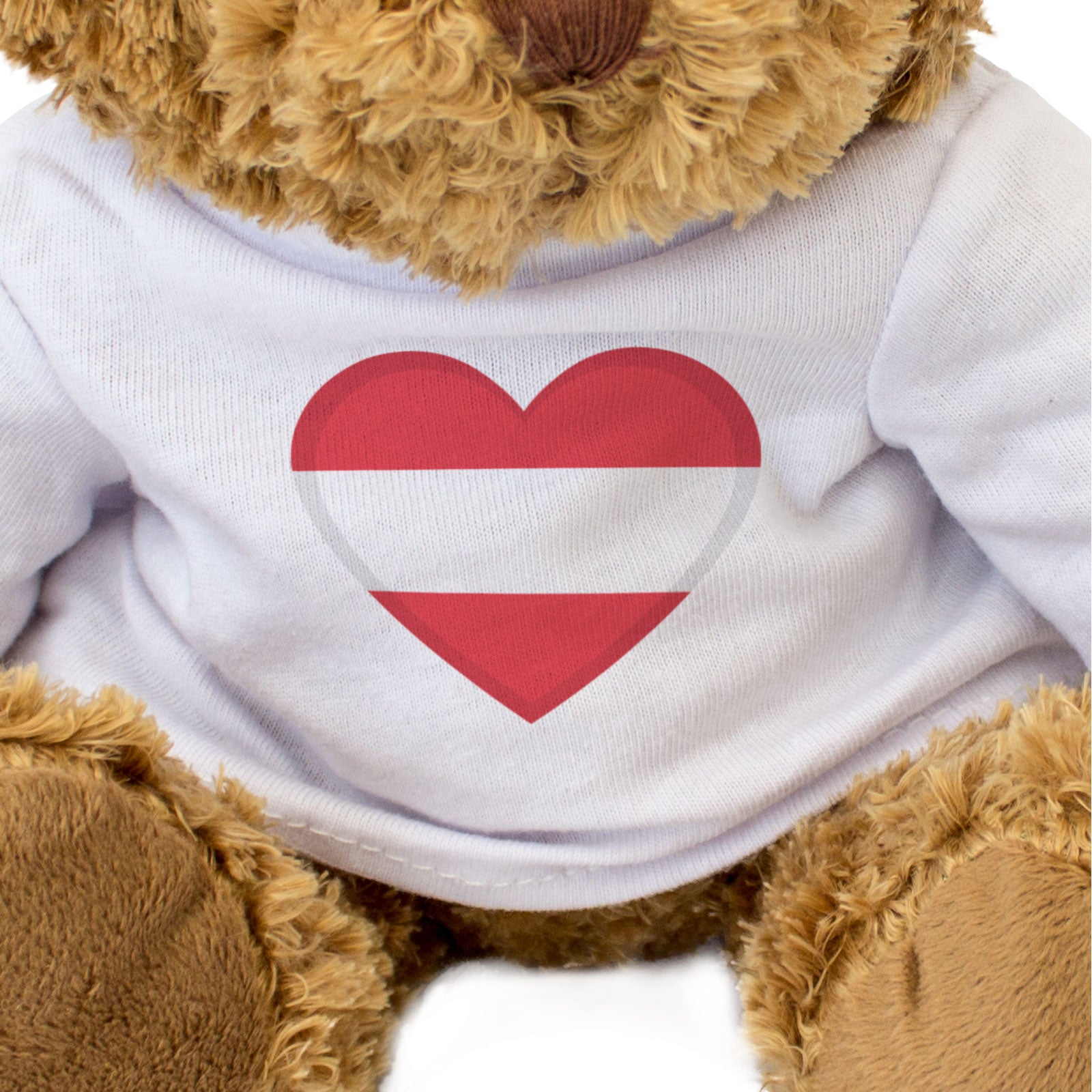 AUSTRIA FLAG HEART - Teddy Bear - Cute Cuddly Soft - Austrian Gift Present