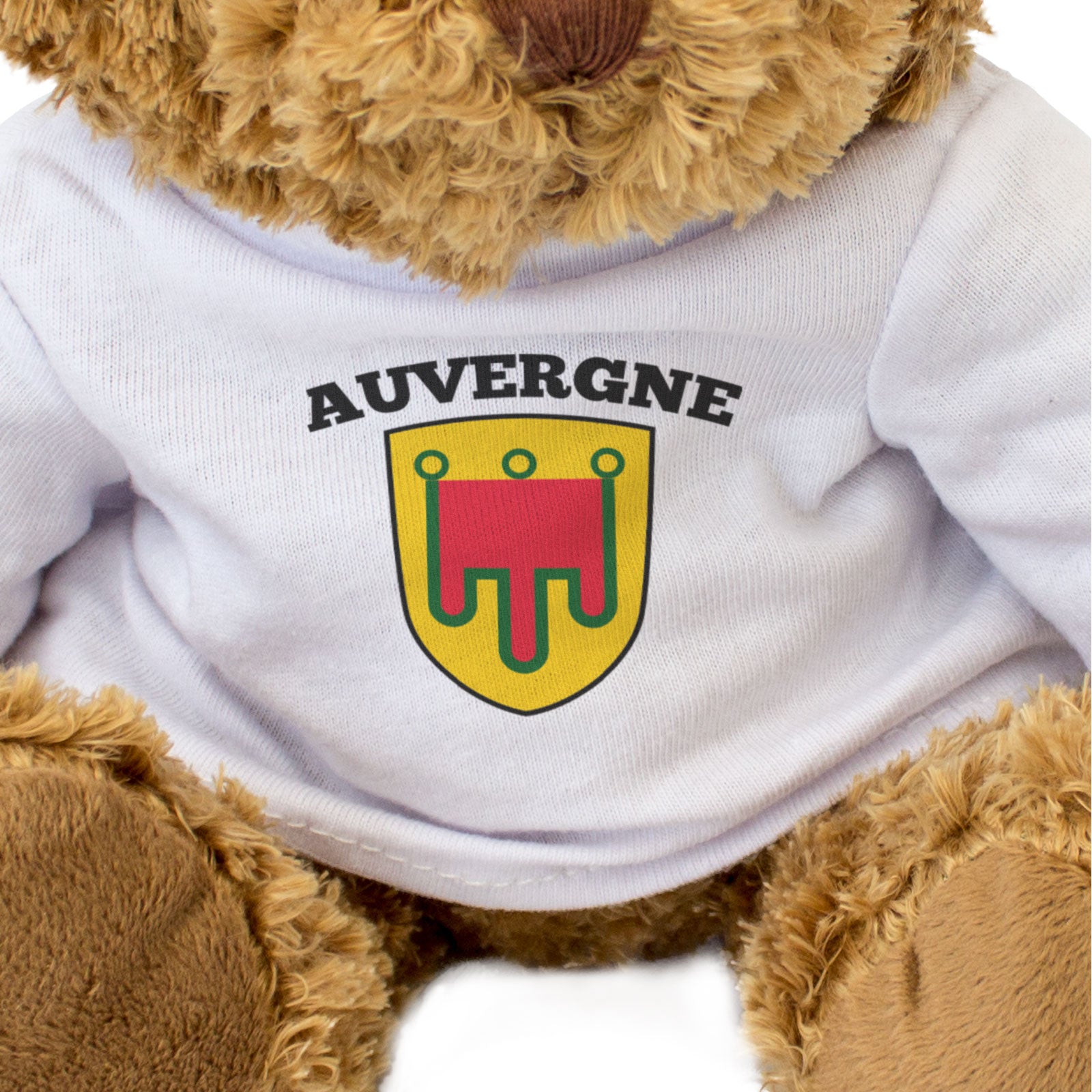 AUVERGNE FLAG - Teddy Bear - Cute Cuddly Soft Adorable - France Gift Present