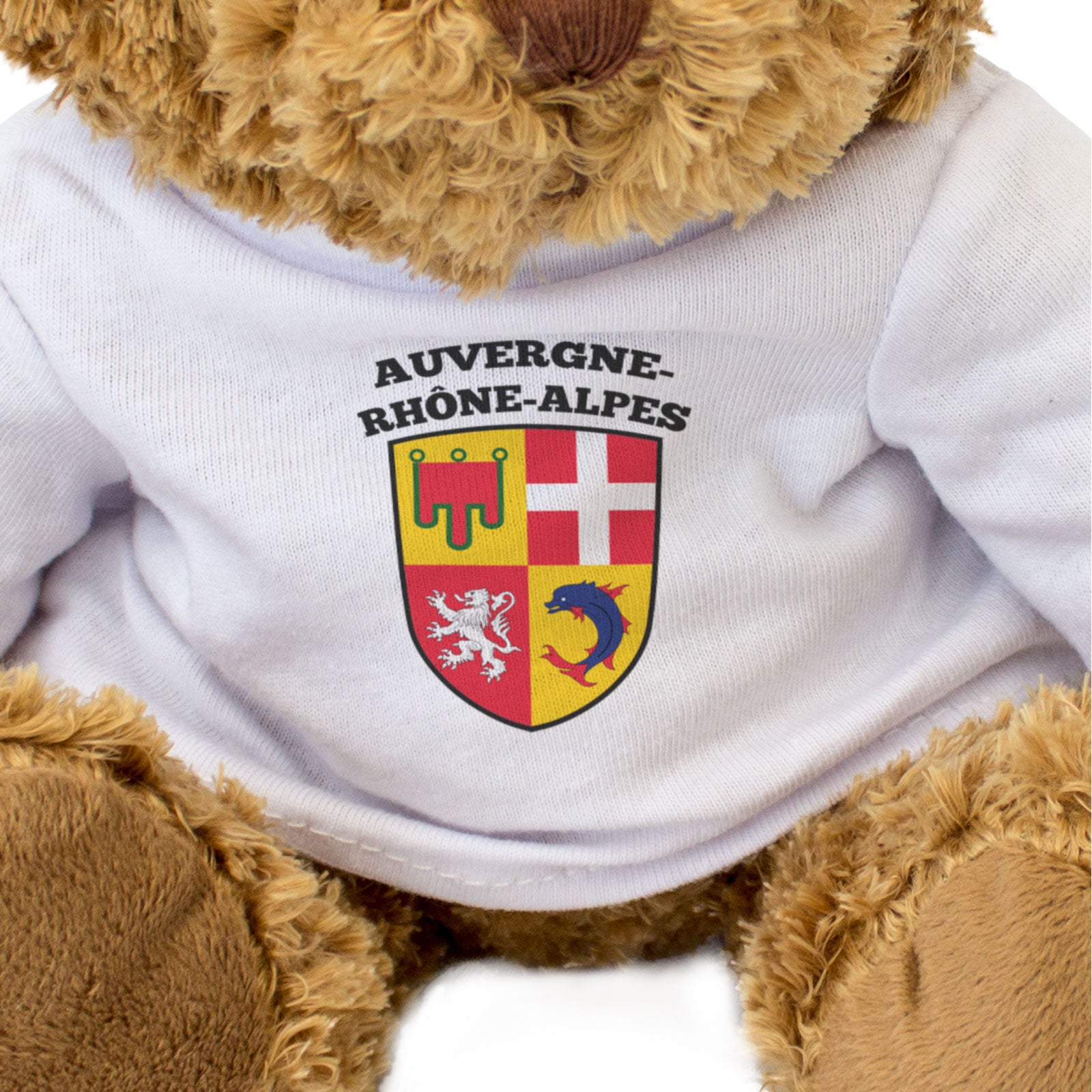 AUVERGNE-RHÔNE-ALPES FLAG - Teddy Bear - Cute Cuddly Soft - France Gift Present