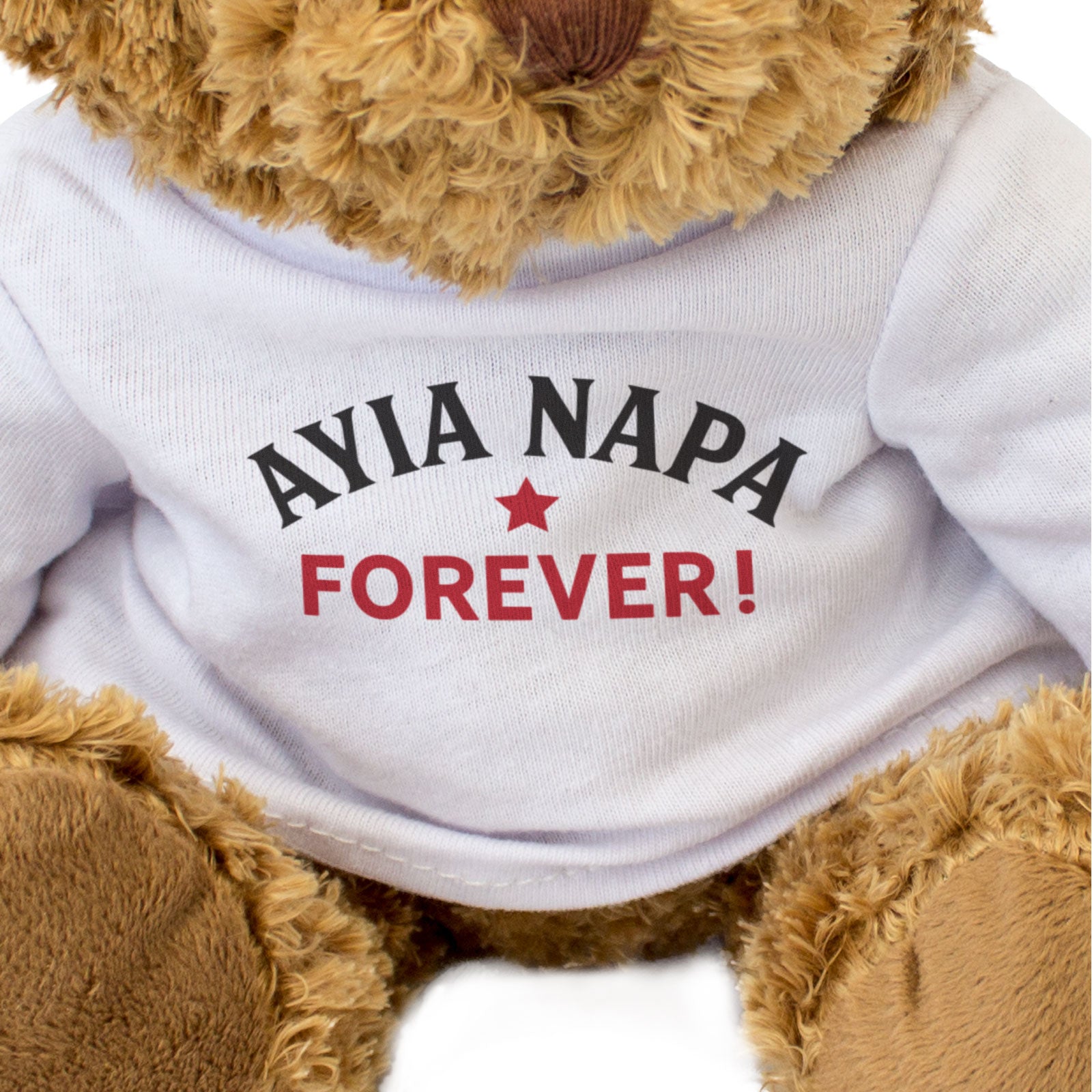 AYIA NAPA FOREVER! - Teddy Bear - Cute Funny - Cyprus Holiday Gift Present