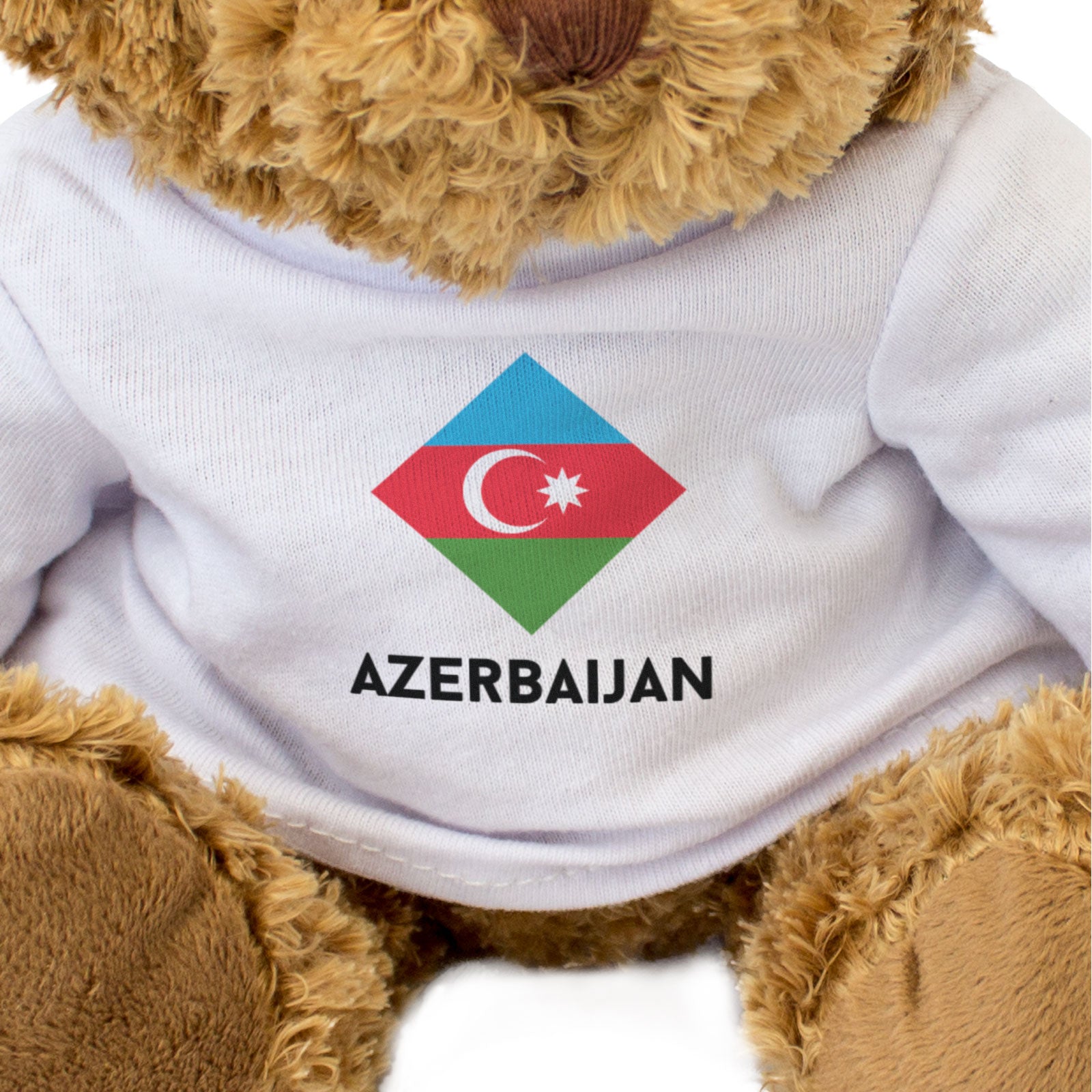 AZERBAIJAN FLAG DIAMOND - Teddy Bear - Cute Funny Souvenir Gift Present