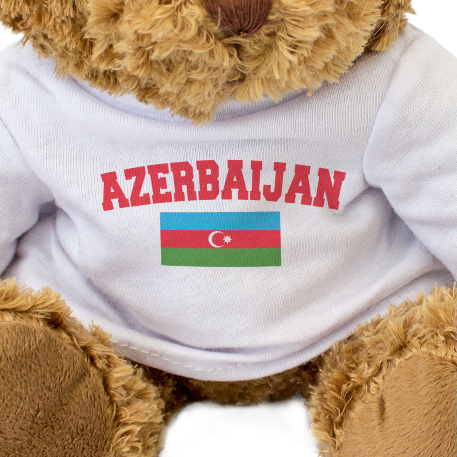 AZERBAIJAN + FLAG - Teddy Bear - Cute Soft - Funny Souvenir Gift Present